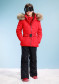 preview Children's jacket Poivre Blanc W23-1003-JRGL/A Ski Jacket Scarlet Red 