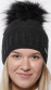 preview Women's Sherpa hat GAIA merino mel black