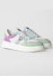 preview Women's shoes Nis 2429383B/1 Sneaker Pelle Nubuck Milky-White-Mint