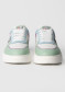 preview Women's shoes Nis 2429383B/1 Sneaker Pelle Nubuck Milky-White-Mint