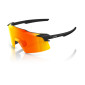 preview 100% Aerocraft - Soft Tact Black - HiPER Red Multilayer Mirror Lens