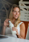 preview STANLEY All Day Slim Bottle láhev 600 ml Cream