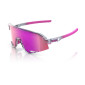 preview 100% SLENDALE Sunglasses – Polished Translucent Grey / Purple Multilayer Mirror Lens
