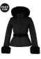 preview Women's Jacket Goldbergh Giselle Faux Border Ski Jacket Black