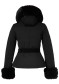 preview Women's Jacket Goldbergh Giselle Faux Border Ski Jacket Black