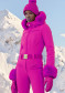 preview Goldbergh Angele Faux Border Ski Suit Passion Pink