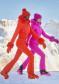 preview Goldbergh Angele Faux Border Ski Suit Passion Pink