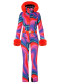 preview Goldbergh La Fete Faux Border Ski Suit Absinthe Rainbow
