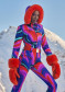 preview Goldbergh La Fete Faux Border Ski Suit Absinthe Rainbow
