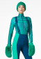 preview Goldbergh Impress Ski Pully Ice Green Retro Dot