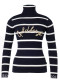 preview Goldbergh Mimi Long Sleeve Knit Sweater Breton Stripe Blue/Cream