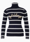 preview Goldbergh Mimi Long Sleeve Knit Sweater Breton Stripe Blue/Cream