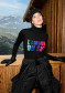preview Goldbergh Amour Long Sleeve Knit Sweater Black