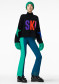 preview Women's Sweater Goldbergh Calore Long Sleeve Knit Sweater Black