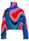 preview Women's Sweater Goldbergh Marbre Long Sleeve Knit Sweater Absinthe Rainbow