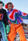 preview Women's Sweater Goldbergh Marbre Long Sleeve Knit Sweater Absinthe Rainbow