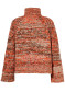 preview Goldbergh Aimee Long Sleeve Knit Sweater Army/Orange
