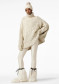 preview Goldbergh Twist Oversize Knit Sweater Champagne