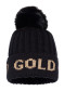preview Goldbergh Hodd Beanie Black/Gold
