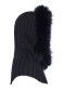 preview Goldbergh Naomi Hooded Scarf Faux Border Black