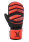 preview Dětské závodní rukavice Reusch Worldcup Warrior Prime R-TEX® XT Junior Mitten - Black/Fluo Red