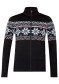 preview Pánský svetr Newland N3 4036/108 Man Full Zip Black/White