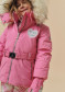 preview Kids' jacket Poivre Blanc W24-1201-Bbgl Synthetic Down Ski Jacket Orchid Pink