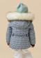 preview Kids' jacket Poivre Blanc W24-1201-Bbgl Synthetic Down Ski Tweed Gothic Blue