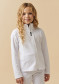 preview Dětská mikina Poivre Blanc W24-1500-Jrgl Micro Fleece Jacket White