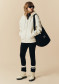 preview Dámská mikina Poivre Blanc W24-5401-Wo Sherpa Hoody Jacke Natural White