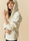 preview Dámská mikina Poivre Blanc W24-5401-Wo Sherpa Hoody Jacke Natural White
