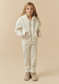 preview Dětská mikina Poivre Blanc W24-5401-Jrgl Sherpa Hoody Jacket Natural White