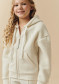 preview Dětská mikina Poivre Blanc W24-5401-Jrgl Sherpa Hoody Jacket Natural White