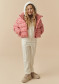 preview Dětská mikina Poivre Blanc W24-5401-Jrgl Sherpa Hoody Jacket Natural White