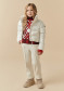 preview Dětské kalhoty Poivre Blanc W24-5420-Jrgl Neoprene Pants Natural White