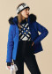 preview Dámská bunda Poivre Blanc W24-0802-Wo Stretch Ski Jacket Acid Blue