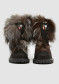 preview Women's winter boots Nis 2115403/4 Scarponcino Pelle Stamp. Black/Pelliccia Volpe