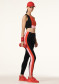 preview Women's Leggings Goldbergh Move Tight Sunset Salmon Rose