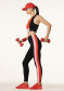 preview Women's Leggings Goldbergh Move Tight Sunset Salmon Rose
