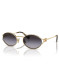 preview Miu Miu 0MU 52YS ZVN5D154 Sunglasses – Pale Gold / Grey Gradient