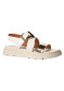 preview Women's shoes Nis Sandalo Pelle/Fibbia Off-White/Oro