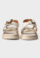 preview Women's shoes Nis Sandalo Pelle/Fibbia Off-White/Oro