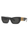 preview Miu Miu MU 09WS 1AB5S053 Sunglasses – Black / Dark Grey