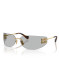 preview Miu Miu MU A51S 5AK50K75 Sunglasses – Gold / Light Grey
