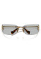 preview Miu Miu MU A51S 5AK50K75 Sunglasses – Gold / Light Grey