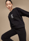 preview Women's Sweatshirt On Running Club Crew – Black