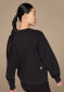 preview Women's Sweatshirt On Running Club Crew – Black