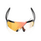 preview Sunglasses 100% Korbin-Gloss Metallic Black-Orange Flash Mirror Photochromicssssss