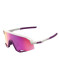 preview 100% Slendale Sunglasses – Matte Chalk / Purple Multilayer Mirror Lens