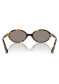 preview Miu Miu MU 04ZS VAU07F50 Sunglasses – Honey Havana / Light Grey-Silver Mirror